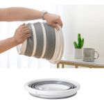 product_image_name-Generic-Seau d'eau Pliant en Silicone robuste avec poignée Confortable-4