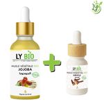 LY BIO PACK HUILE JOJOBA 50ML - PIPETTE + HUILE ESSENTIEL GIROFLE 10ML