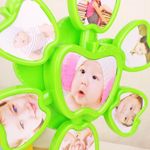 product_image_name-Generic-إطار صور ديكوري على شكل تفاحة خضراء مع ساعة مدمجة – ذو طراز عصري وأصلي-2