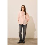 Defacto Blouse basic oversize à manches longues froncée - image 2