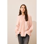 Defacto Blouse basic oversize à manches longues froncée - image 4