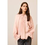 Defacto Blouse basic oversize à manches longues froncée - image 5