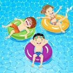 product_image_name-Generic-Bouée Swim Ring ( Bleu ) pour Enfants-2