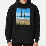 product_image_name-Generic-Imsouane Morocco Surfing Village Beach - كنزة بقلنسوة ذات غطاء للسماء الزرقاء-1