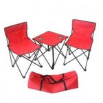 product_image_name-Generic-Table + 2 Chaise de Camping pliante, Portable, pour la plage-3