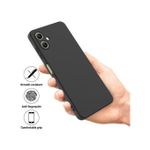 غطاء سيليكون أسود لهاتف سامسونج A06، حافظة حماية