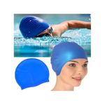product_image_name-Generic-Bonnet de natation élastique en Silicone pour adultes,et protection des oreilles-1