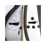 product_image_name-Generic-12 PCS / Lot couvercle de protection de vis de verrouillage de porte de voiture NOIR-2