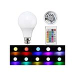 product_image_name-Generic-Led Lampe RGB Changement de Couleur Lampe Ampoule + Télécommande-5