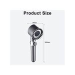product_image_name-Generic-دوش محمول بخاصية إيقاف النفاثة رمادي معدني - توفير المياه وراحة-3