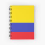 Drapeau de la Colombie Cahier à spirale
