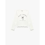 product_image_name-Koton-تيشيرت طويل الأكمام للبنات باللون الكريمي-1