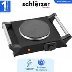 product_image_name-schlëizer-Plaque de cuisson électrique noire - SINGLE - 1500W-1