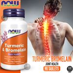 product_image_name-Now Foods-Turmeric & Bromelain (Standardized Turmeric Extract) with Bromelain 2400 GDU/g, 90 Veg Capsules Sticker-1