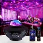 product_image_name-Generic-Projecteur à lumière de nuit avec télécommande, projecteur haut-parleur Bluetooth-3