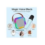 product_image_name-Generic-Mini haut-parleur Bluetooth avec 2 microphone sans fil, Enceinte Karaoké Mini avec Micro sans Fil-4