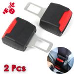 product_image_name-Generic-كليب إطالة حزام الأمان 2 حبة - محول قفل حزام السيارة العالمي - أسود وأحمر - تركيب سريع-1