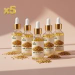 Bio Pack x5 Huile de fenugree 30 ml Naturelle Marocaine