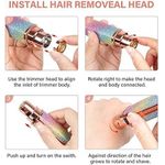 product_image_name-Generic-آلة تشذيب كهربائية 2 في 1 للحواجب والوجه – شفرة حلاقة نسائية صغيرة غير مؤلمة مع ضوء LED، ماكينة إزالة الشعر قابلة للشحن للشفاه والذقن والأنف والزغب الناعم – جهاز تجميل محمول وغير مؤلم-5