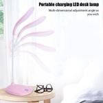 product_image_name-Generic-Lampe de Table Lampe de Bureau Rechargeable USB Flexible - Lampe PC 3 niveaux-2