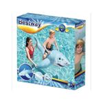product_image_name-Generic-Bestway Bouée gonflable Shark Float - 1.83m x 1.02m haute qualité-1
