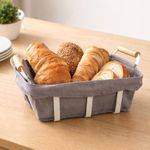 product_image_name-Generic-Panier à Pain Pliable en Tissu avec Poignées en Bois-1