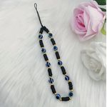 product_image_name-Generic-Phone Strap Sangle Black Heishi & Blue Eye-6