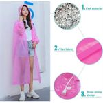 product_image_name-Generic-بونشو مطري سميك مقاوم للماء من EVA - كاب شفاف قابل لإعادة الاستخدام للكبار - حماية ضد الماء للسفر والمشي والمخيمات والأنشطة الخارجية والطوارئ-4