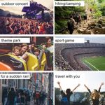 product_image_name-Generic-بونشو مطري سميك مقاوم للماء من EVA - كاب شفاف قابل لإعادة الاستخدام للكبار - حماية ضد الماء للسفر والمشي والمخيمات والأنشطة الخارجية والطوارئ-5