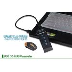 product_image_name-Generic-Adaptateur Led :303 concentrateur de câble 30cm répartiteur rapide USB 3.0 haut débit 5 Gbps pour PC portable et Bureau Hub USB 4 ports-5