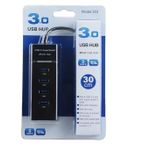 product_image_name-Generic-Adaptateur Led :303 concentrateur de câble 30cm répartiteur rapide USB 3.0 haut débit 5 Gbps pour PC portable et Bureau Hub USB 4 ports-8