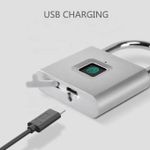 product_image_name-Generic-قفل بيومتري ببصمة الإصبع - قفل USB قابل لإعادة الشحن، مقاوم للماء وبدون مفتاح-3