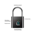 product_image_name-Generic-قفل بيومتري ببصمة الإصبع - قفل USB قابل لإعادة الشحن، مقاوم للماء وبدون مفتاح-5