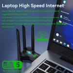product_image_name-Generic-مهايئ USB WiFi مزدوج النطاق بسرعة 1300 ميجابت في الثانية - اتصال سريع ومستقر لأجهزة الكمبيوتر والكمبيوتر المحمول-3