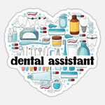 product_image_name-Generic-Dental Assistant Gifts Dental Assistant Assisting 5 ملصقات ديكور-1