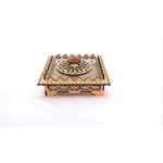 product_image_name-Generic-Pack de 3 Plateau Artisanal En Bois Traditionnel  Plateau de Service Marron-4