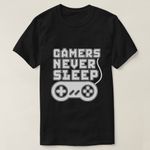 product_image_name-Generic-Cool Gamer Dark T-shirt Gamers never asleep-3