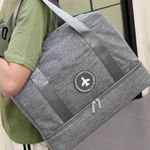 product_image_name-Generic-Sac de voyage à Double couche pour hommes et femmes, séparation sec et humide حقيبة سفر بطبقتين للرجال والنساء-4