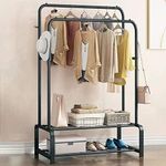 product_image_name-Generic-Étagère de Vêtements Noire - Gain de Place-2