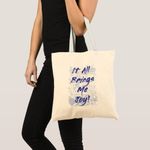 product_image_name-Generic-Tote bag everything brings joy clutter love slogan Unique, haute qualité-1