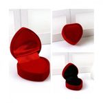 boîte bijoux coeur mariage bague fiançailles boucles d'oreilles collier cadeau