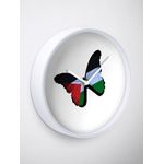 product_image_name-Generic-Free Palestine Palestine Flag Butterfly Palestine Butterfly Wall Clock Decoration For House & Rooms-1