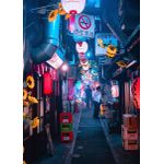 Neon alley  Poster Chambre Haute Qualité