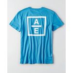 product_image_name-American Eagle-T-SHIRT GRAPHIQUE LOGO AEO FLEX BLEU CLAIR-2
