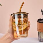 product_image_name-Generic-Tasse à café en verre de style contemporain, accompagnée d'une paille pour plus de confort.-3