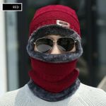 product_image_name-Generic-Ensemble de Bonnets en tricot doublés de velours avec cache-cou chaud-4