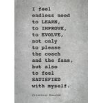 Cr7 c ronaldo quote l007  Poster Chambre Haute Qualité