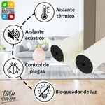 product_image_name-Drop Stop-قطعة مزدوجة حاجز الهواء للباب، عزل ضد التيارات الهوائية والضوضاء، 96 سم / أبيض-5