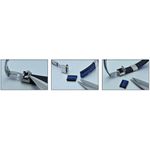 product_image_name-Generic-Bracelet Cuir Noir Pendentif Eagle Fermoir En Acier Inoxydable Reglable - Unisex-5