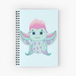 Winged Bibble ( Barbie Mariposa ) Spiral Notebook - Bloc note